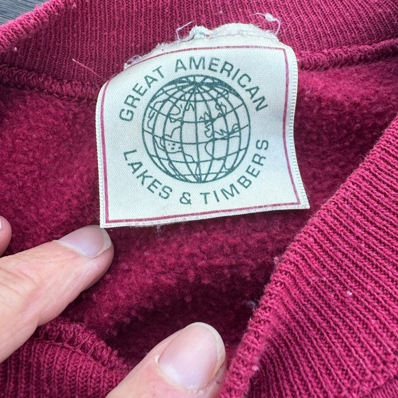 Vintage Great American Lakes & Timbers Nutcracker Embroidered Crew Sweatshirt LG - Picture 3 of 13